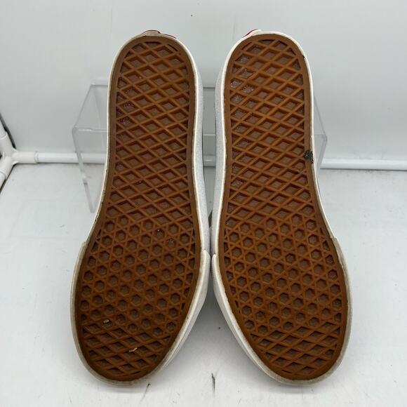 Vans Shoes Womens 8 Platform Check Lace Low Pink White Black Skate Sneaker - Picture 7 of 8